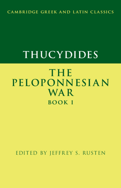 Könyv Thucydides: The Peloponnesian War Book I Jeffrey S. Rusten