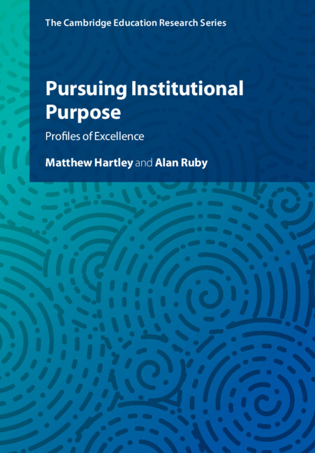 Kniha Pursuing Institutional Purpose Matthew Hartley