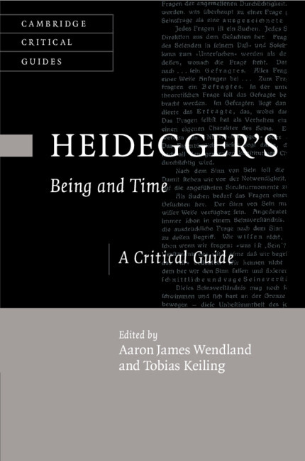 Buch Heidegger's Being and Time Aaron James Wendland