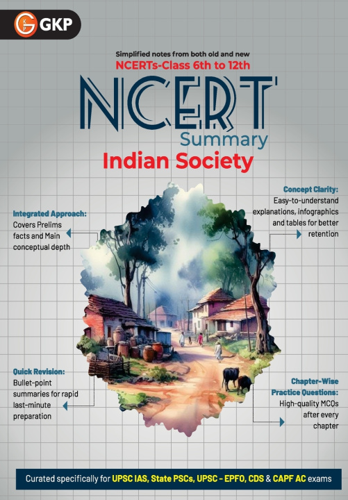 Книга GKP UPSC NCERT 2025 G.K.Publications(P)Ltd.