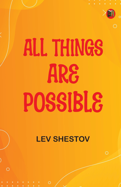 Carte All Things are Possible Lev Shestov