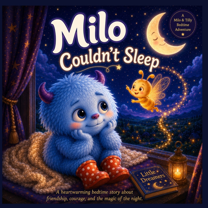 Knjiga Milo Couldn't Sleep Little Dreamers Studio