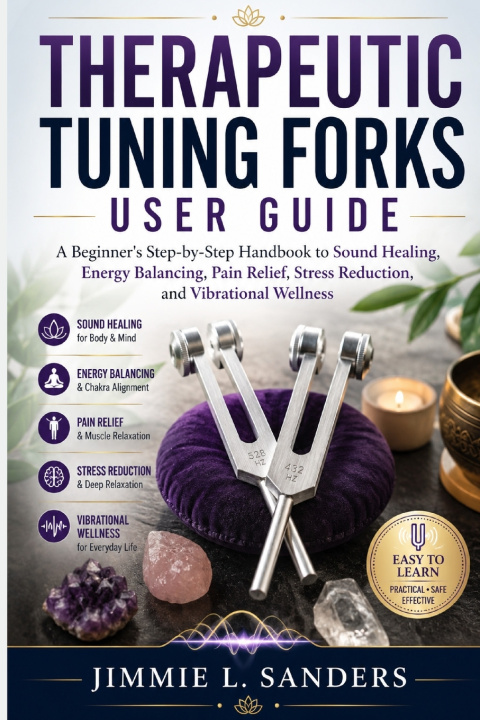 Książka THERAPEUTIC TUNING FORKS USER GUIDE JIMMIE L. SANDERS