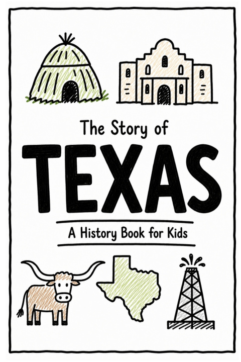 Livro The Story of Texas - A History Book for Kids Duygu Mengioglu