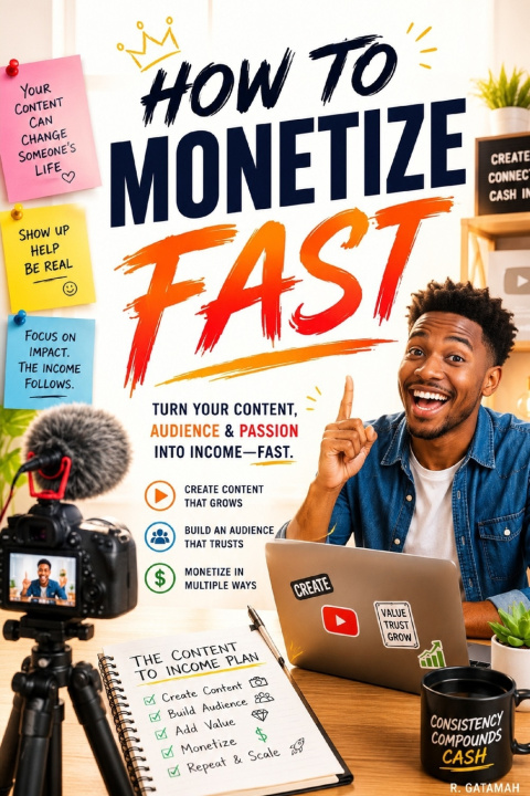 Kniha How To Monetize Fast R. Gatamah