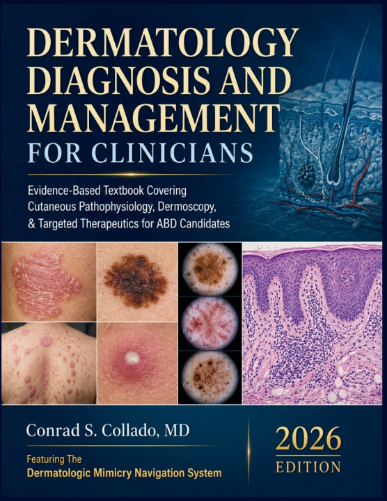 Libro Dermatology Diagnosis and Management for Clinicians Conrad S. Collado MD