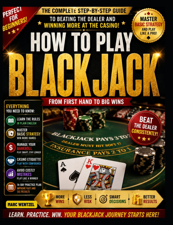 Carte HOW TO PLAY BLACKJACK Marc Wentzel