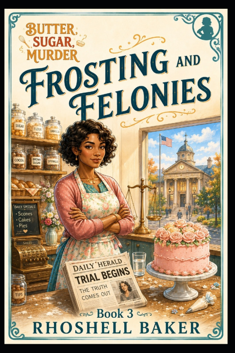Libro FROSTING AND FELONIES Rhoshell Baker