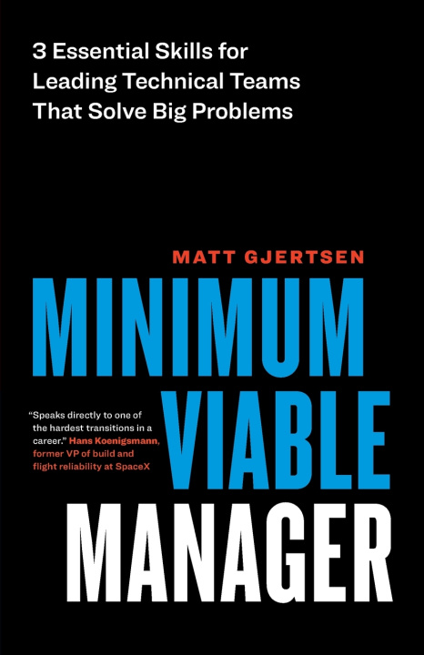 Carte Minimum Viable Manager Matt Gjertsen