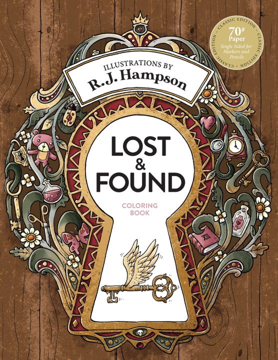 Book Lost & Found Coloring Book R.J. Hampson
