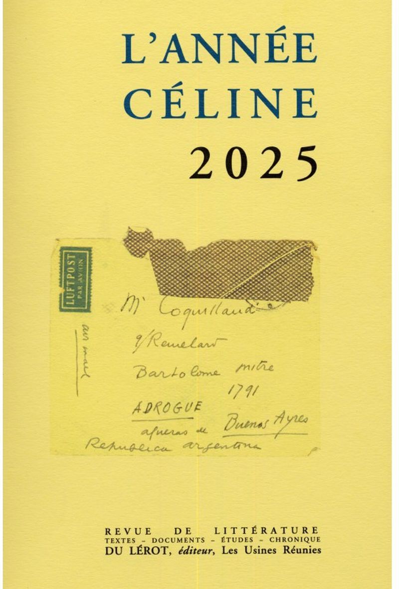 Carte L'ANNEE CELINE 2025 LOUIS Jean-Paul