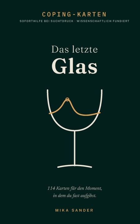 Book Das letzte Glas Mika Sander