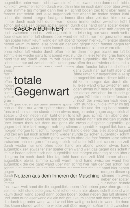 Buch totale Gegenwart Sascha Büttner