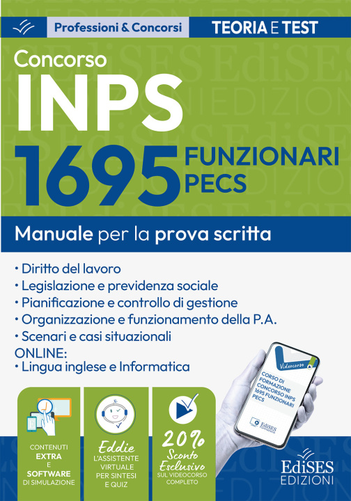 Knjiga Concorso 1695 Funzionari PECS INPS: manuale prova scritta 