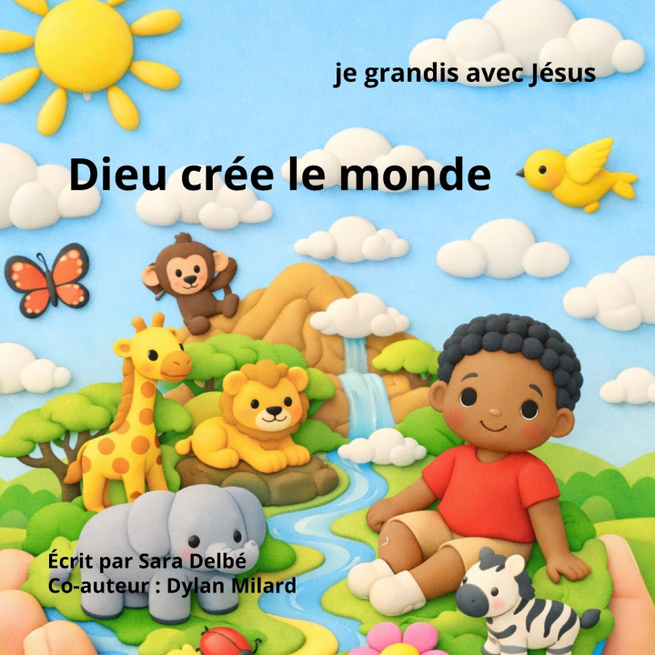 Libro Dieu crée le monde sara Delbé