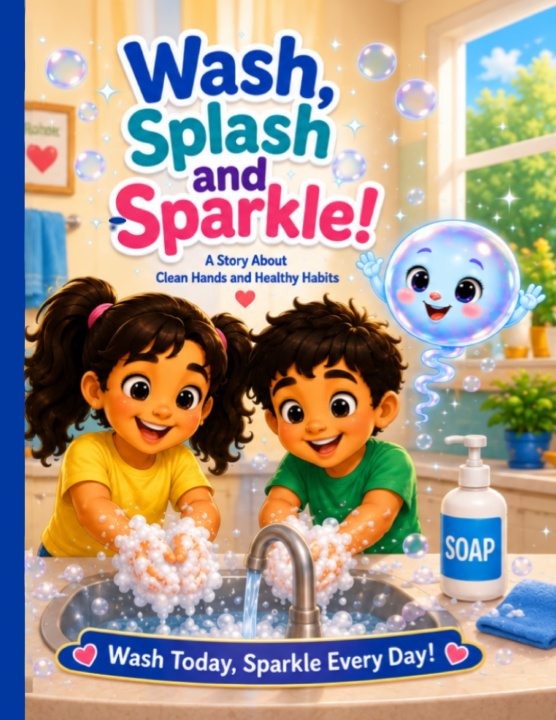 Libro Wash, Splash, and Sparkle! Little Trail Press