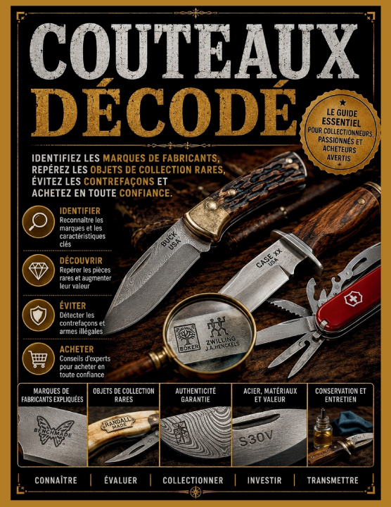Carte COUTEAUX DÉCODÉ Curtis August