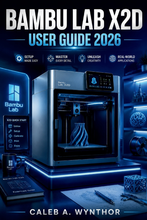 Carte BAMBU LAB X2D USER GUIDE 2026 CALEB A. WYNTHOR