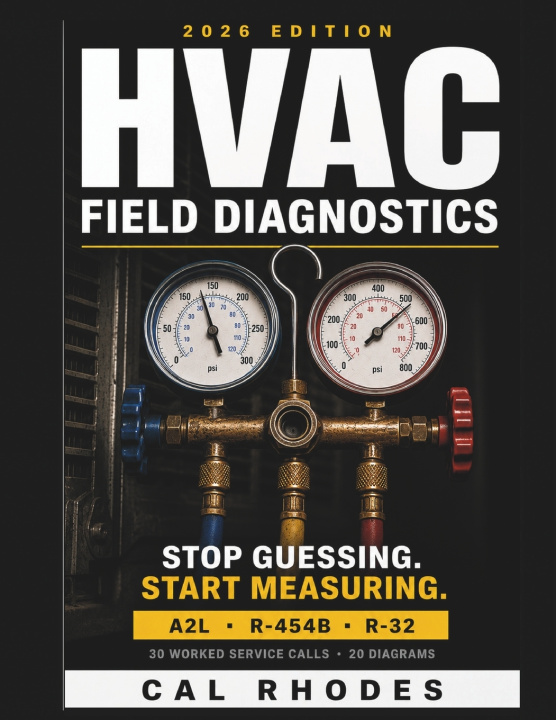 Libro HVAC Field Diagnostics 2026 Cal Rhodes