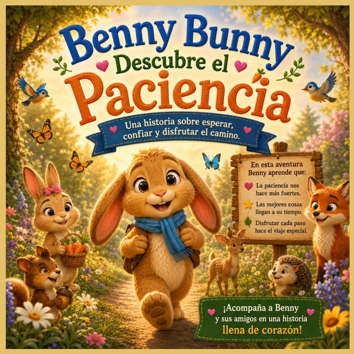 Carte Benny Bunny aprende a tener paciencia Mart Book