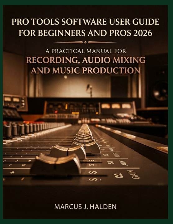 Libro PRO TOOLS SOFWARE USER GUIDE FOR BEGINNERS AND PRO 2026 MARCUS J. HALDEN