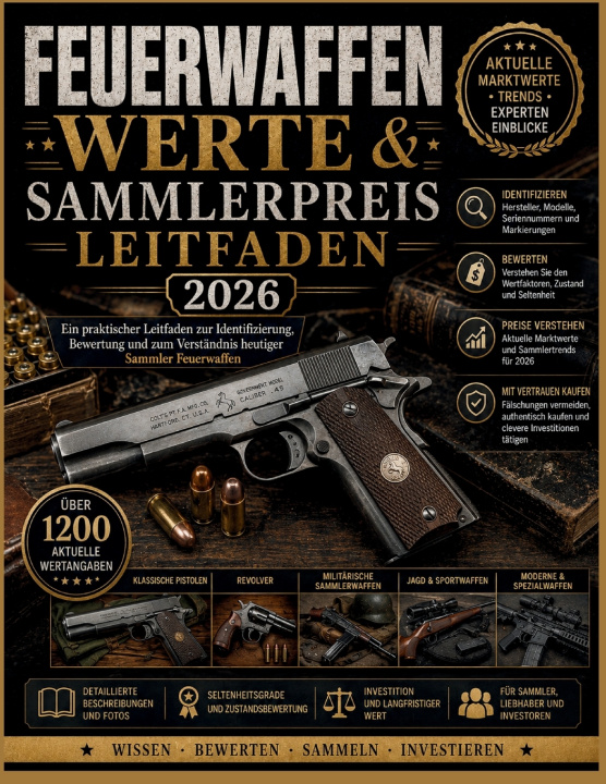 Carte FEUERWAFFENWERTE & SAMMLERPREIS LEITFADEN 2026 Chiara Filato