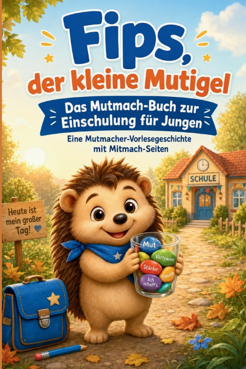 Buch Fips, der kleine Mutigel - Das Mutmach-Buch zur Einschulung Lena Früh
