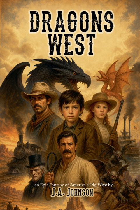 Carte Dragons West J. A. Johnson