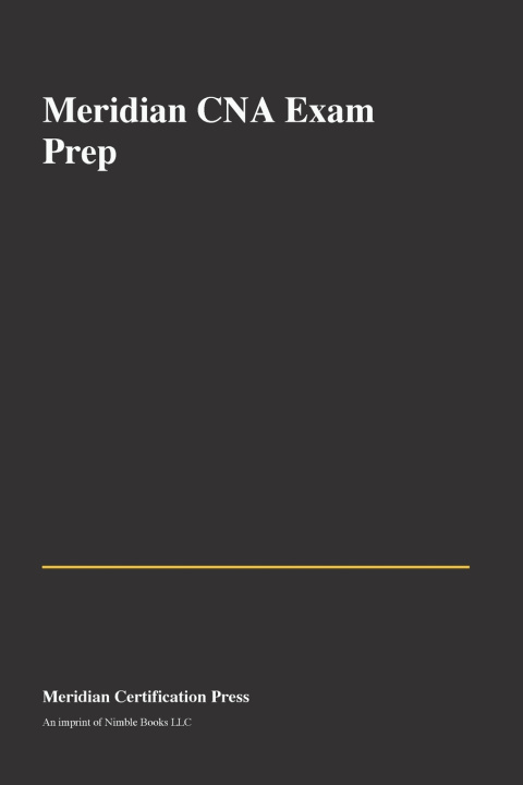Buch Meridian CNA Exam Prep Nimble Books LLC