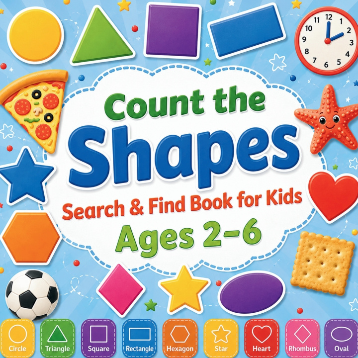 Carte Count the Shapes! Sylvia Robins