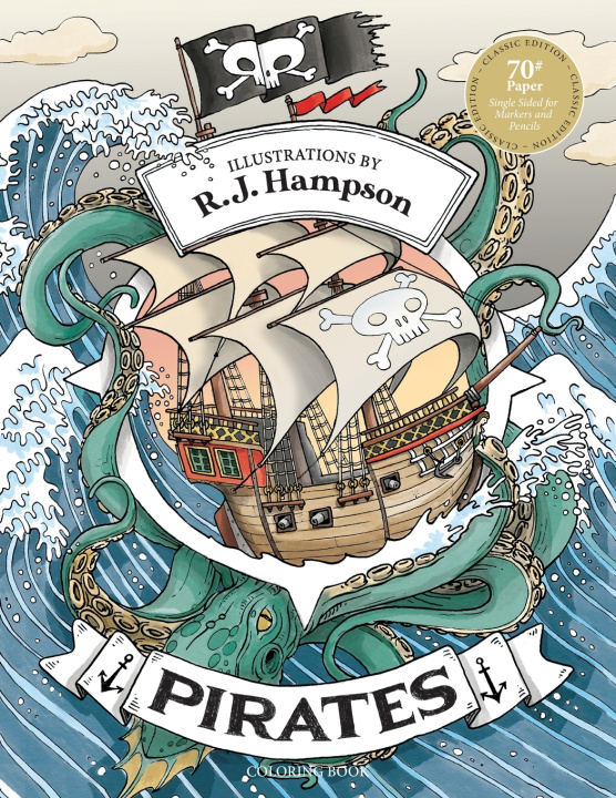 Knjiga Pirates Coloring Book R.J. Hampson