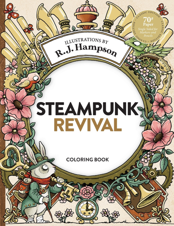 Kniha Steampunk Revival Coloring Book R.J. Hampson