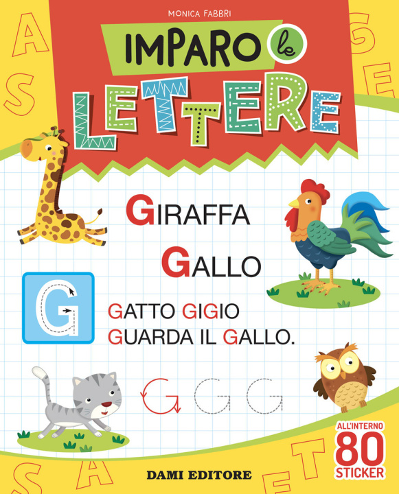 Kniha Imparo le lettere. Con adesivi Monica Fabbri