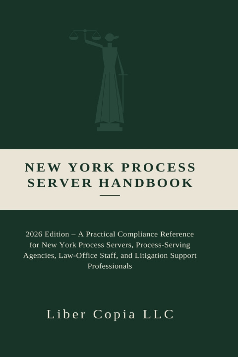 Kniha New York Process Server Handbook Liber Copia LLC