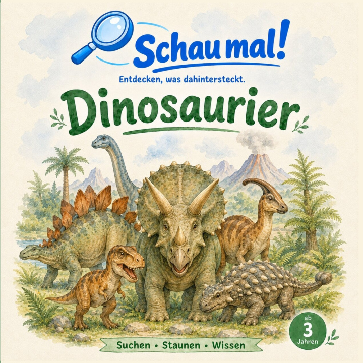 Book Dinosaurier Lina Morgen