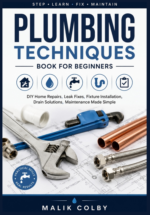 Kniha Plumbing Techniques Book for Beginners Malik Colby