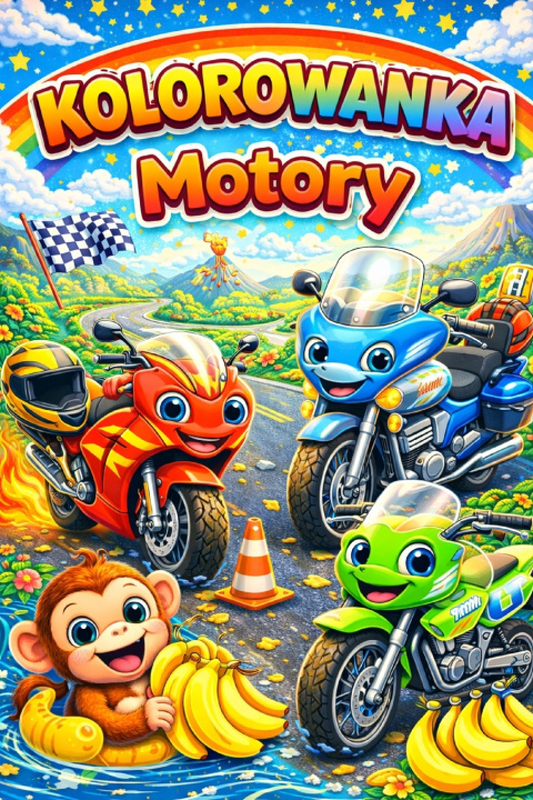 Книга Kolorowanka motory GRAZYNA KOCZOROWSKA
