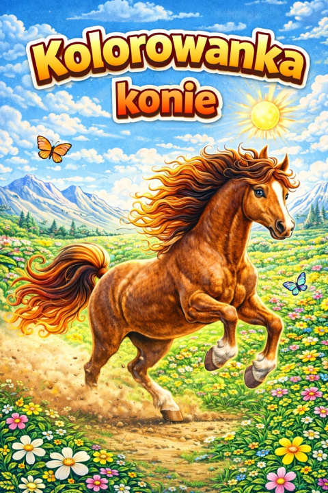 Książka Kolorowanka konie GRAZYNA KOCZOROWSKA