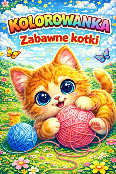 Knjiga Kolorowanka zabawne kotki GRAZYNA KOCZOROWSKA