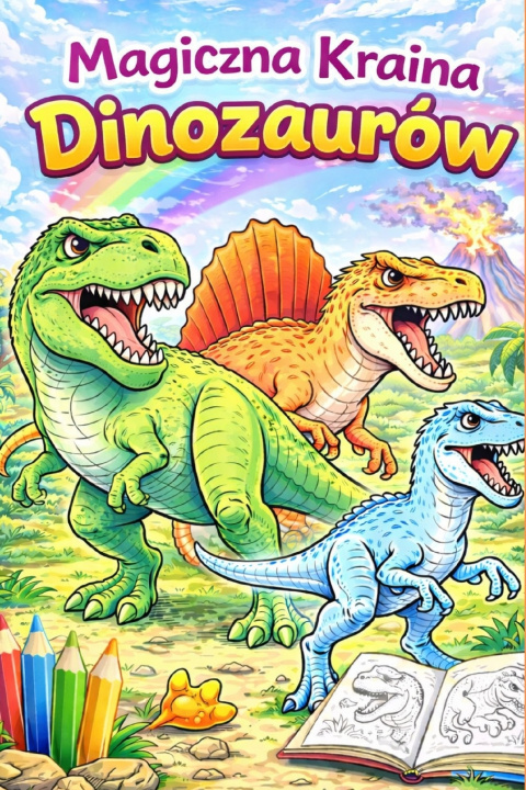 Carte Kolorowanka Dinozaury GRAZYNA KOCZOROWSKI