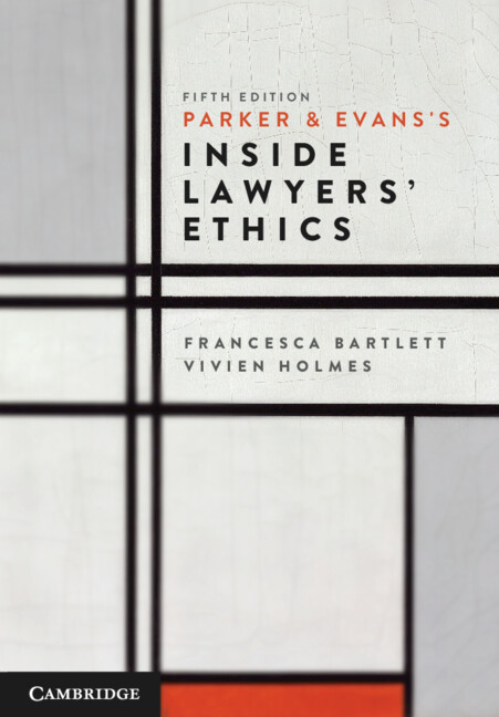 Buch Parker and Evans's Inside Lawyers' Ethics Francesca Bartlett