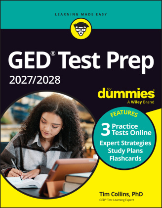 Книга GED Test Prep 2027 / 2028 For Dummies Tim Collins