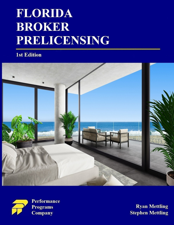Książka Florida Real Estate Broker Prelicensing Ryan Mettling