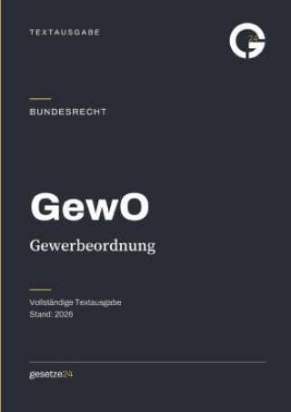Buch GewO - Gewerbeordnung Gesetze24 Deutschland