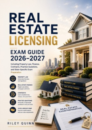 Knjiga Real Estate Licensing Exam Guide 2026-2027 Riley Quinn