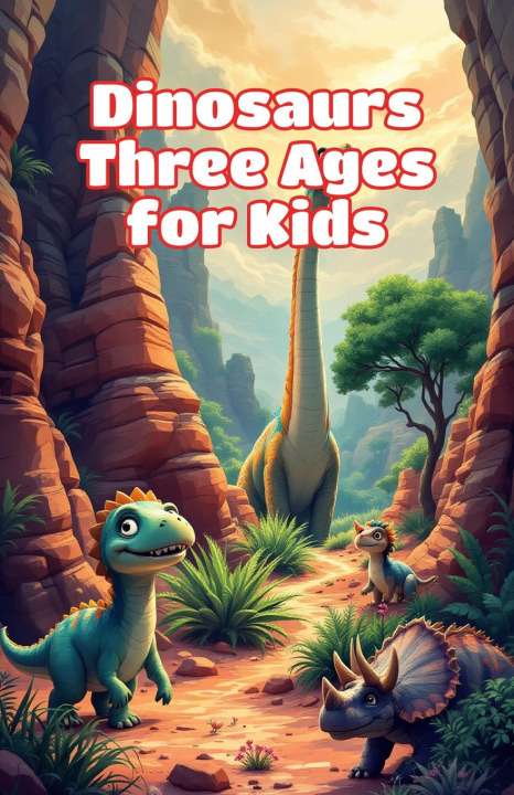 Książka Dinosaurs Three Ages for Kids Khasan Laudry