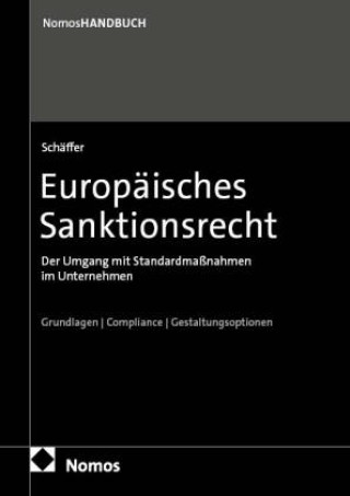 Kniha Europäisches Sanktionsrecht Johannes Schäffer