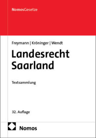 Buch Landesrecht Saarland Hans-Peter Freymann