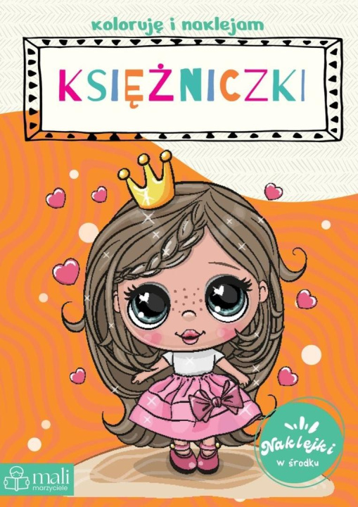 Buch Koloruję i naklejam księżniczki 