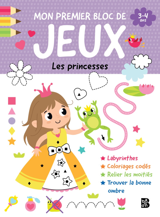Книга Mon premier bloc de jeux - Les princesses 